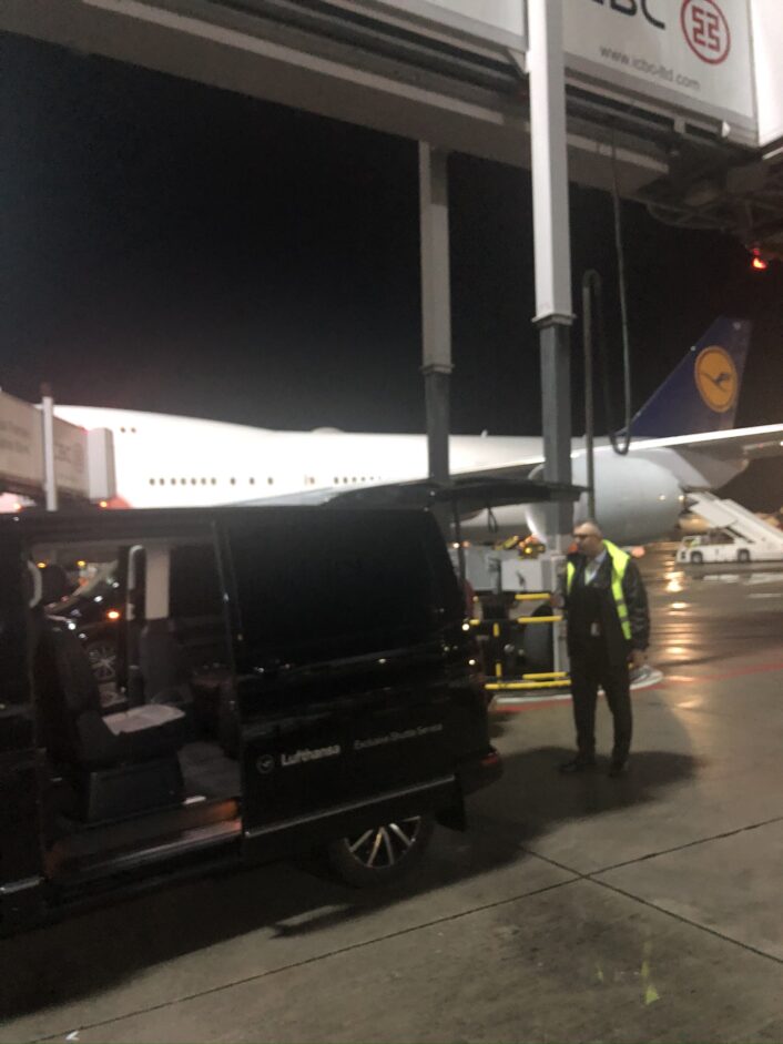 Lufthansa 1. class Billund-Buenos Aires