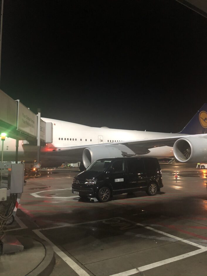 Lufthansa 1. class Billund-Buenos Aires