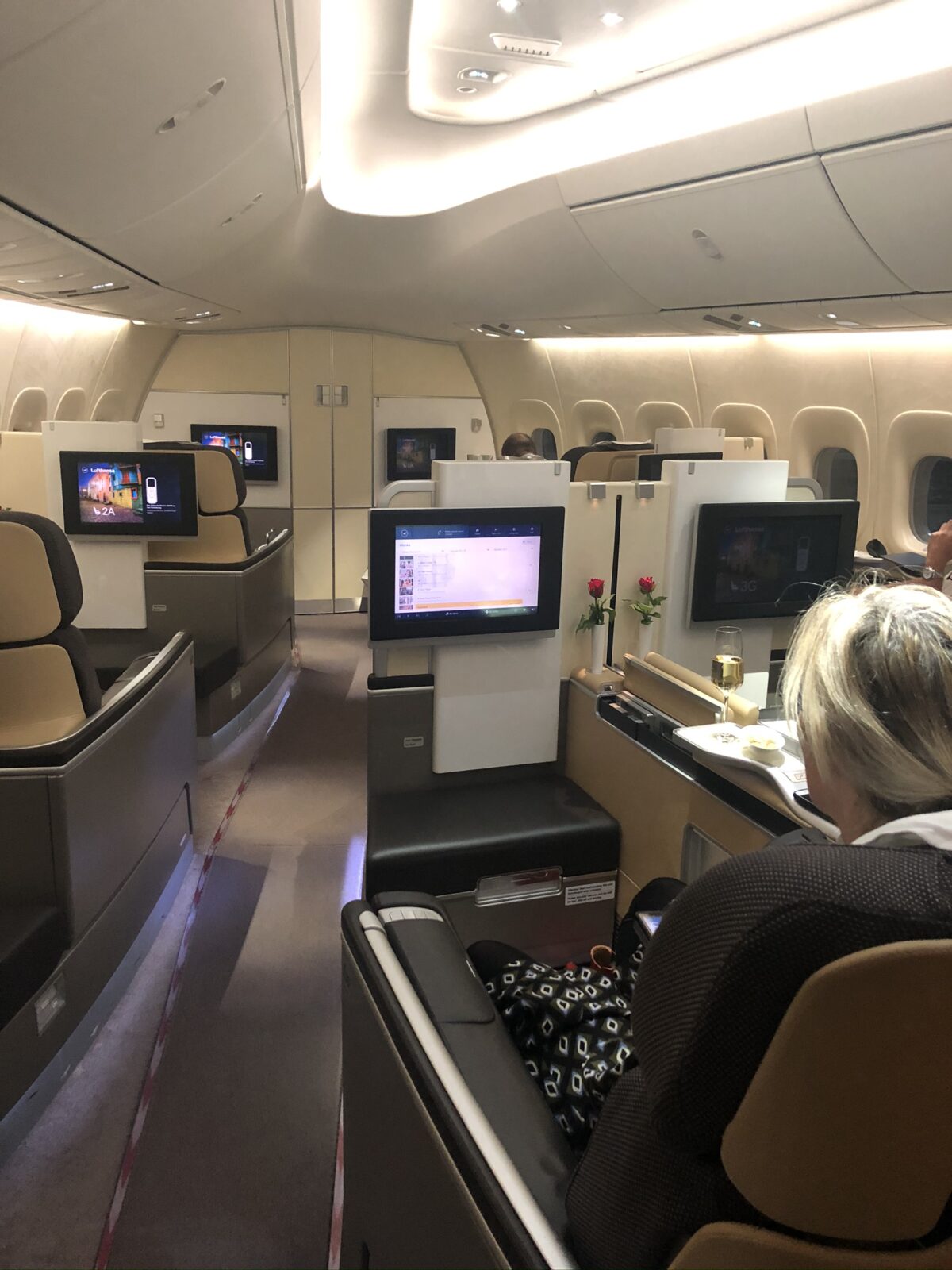 Lufthansa 1. class Billund-Buenos Aires
