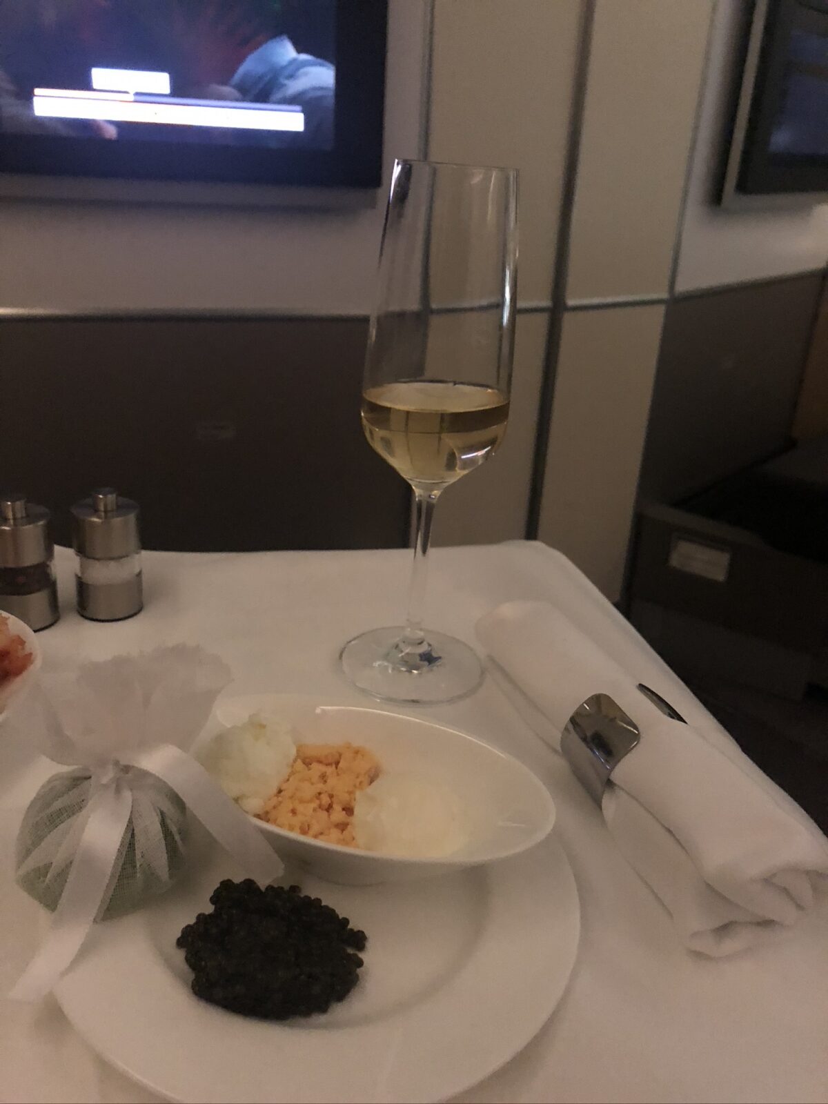 Lufthansa 1. class Billund-Buenos Aires