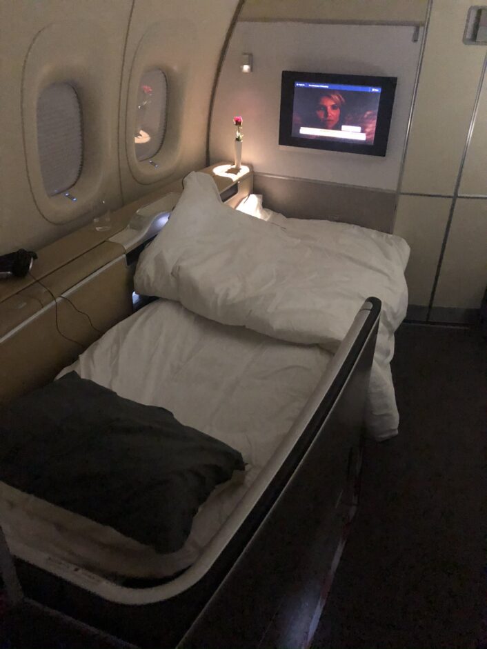 Lufthansa 1. class Billund-Buenos Aires
