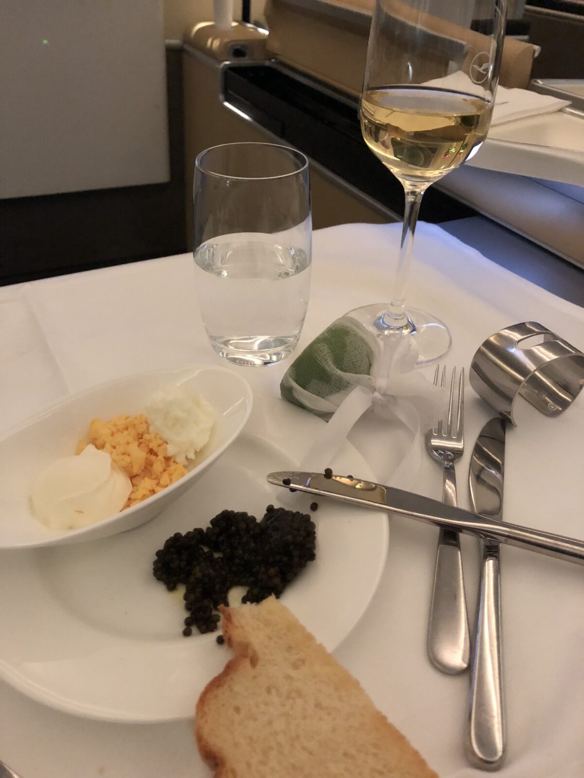 Lufthansa 1. class Billund-Buenos Aires